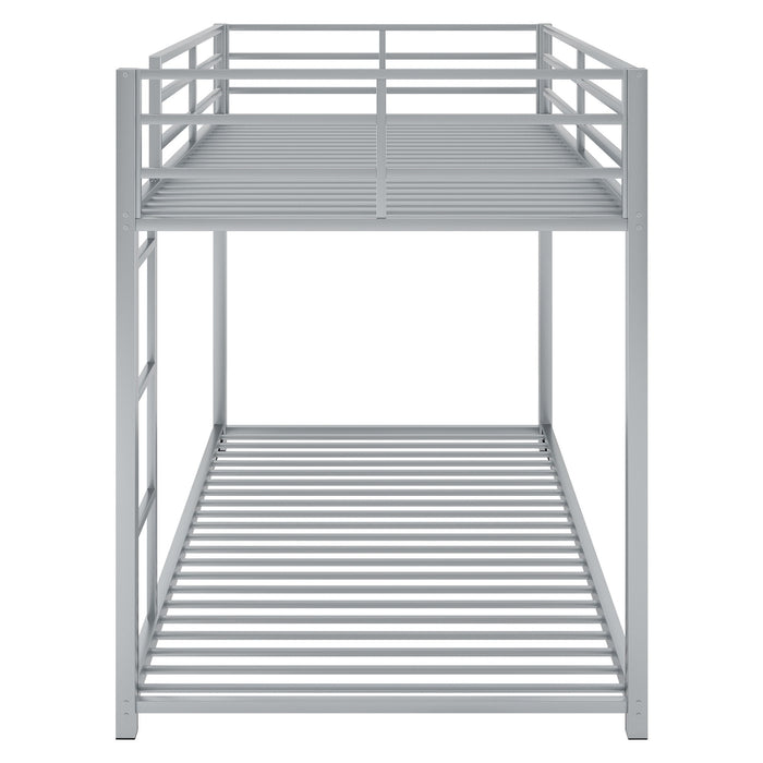 Metal Bunk Bed, Low Bunk Bed With Ladder