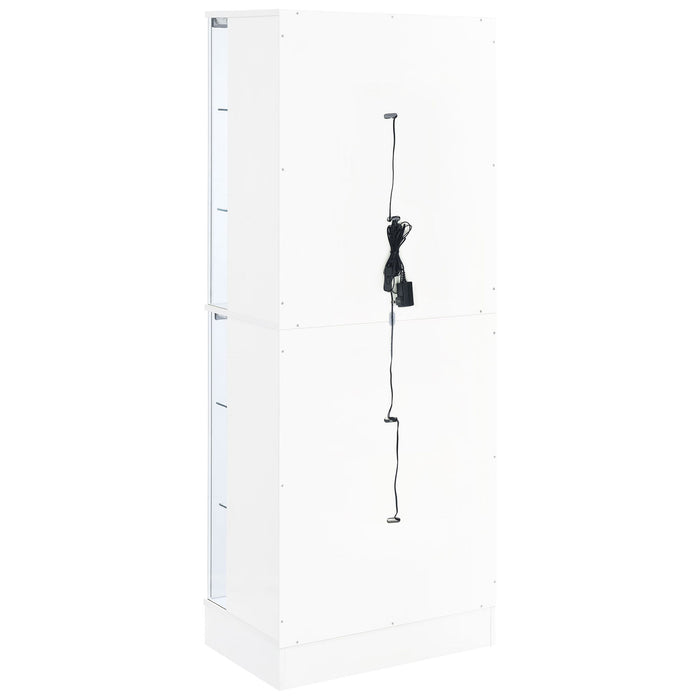 Gilbert - 4 Door LED Curio Display Cabinet