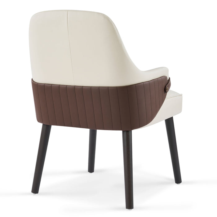 Indoor Dining Chair (Set of 2) - Beige / Brown