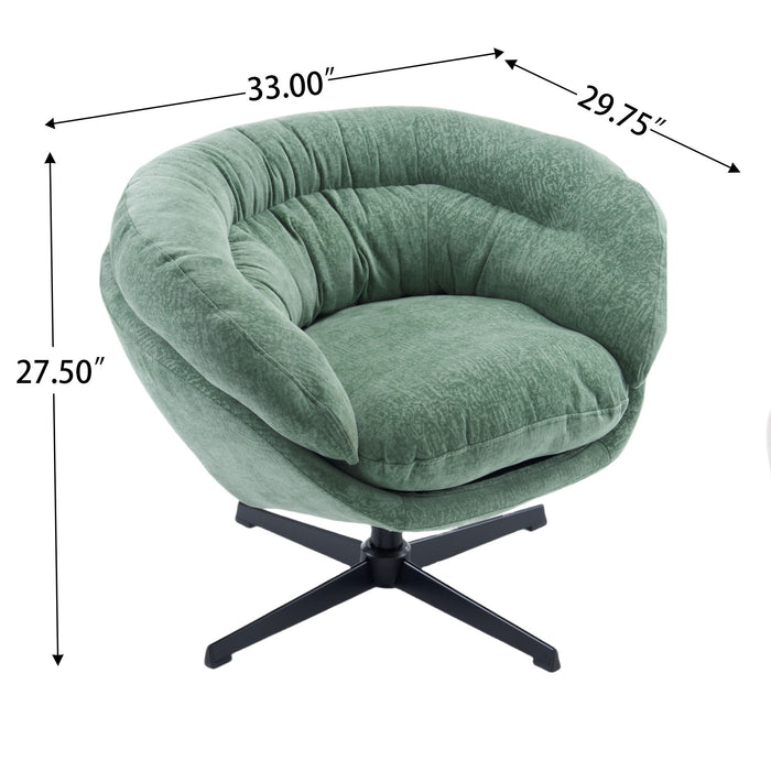 Modern Chenille Office Chair With 360 Degree Swivel