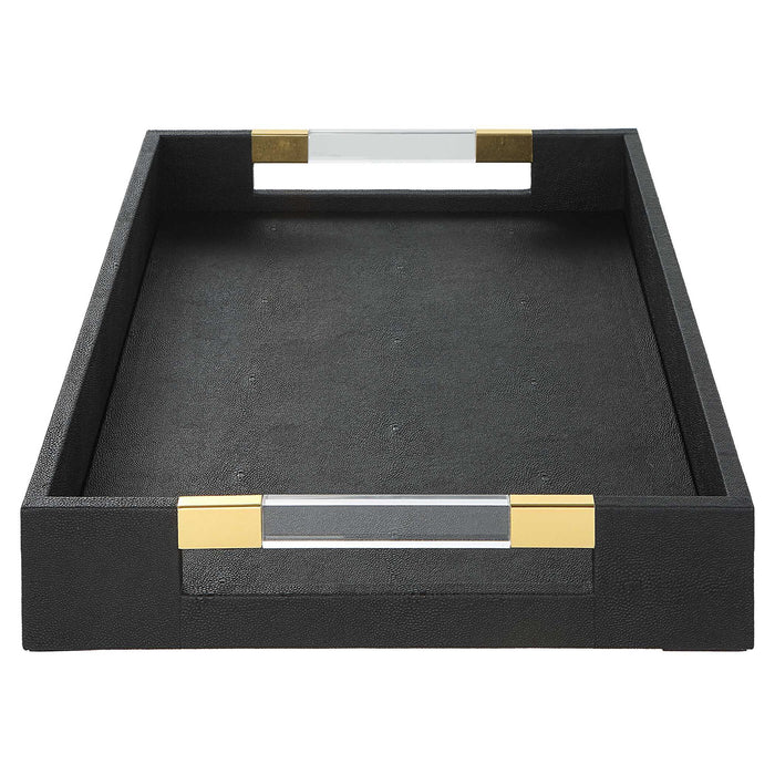 Wessex - Shagreen Tray - Black