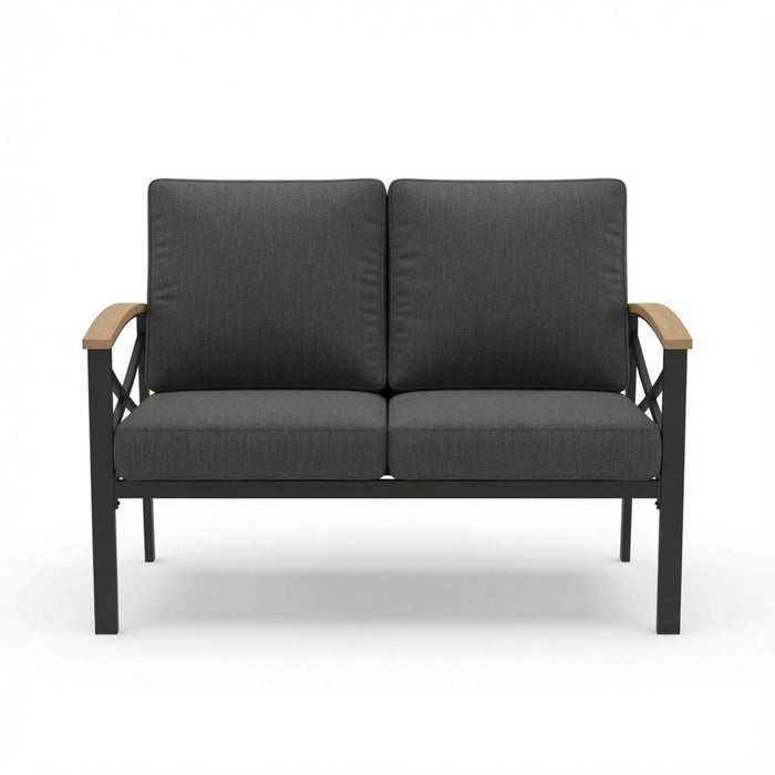Outdoor Loveseat With Washable Cushions