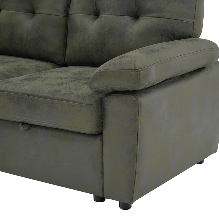 Convertible Sectional Sofa Bed & Pull Out Sleeper And Storage