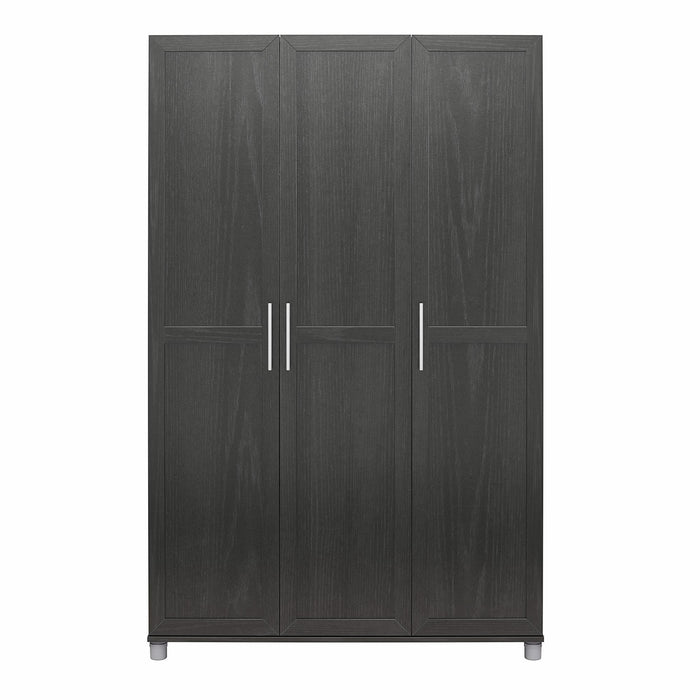 Camberly - Framed 3 Door Wardrobe - Black