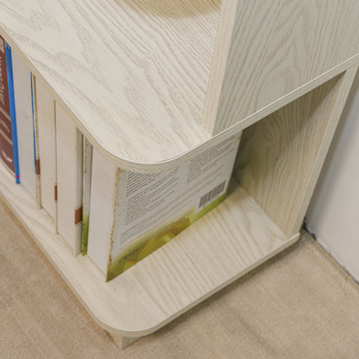 L-Shaped Design Corner Bookshelf
