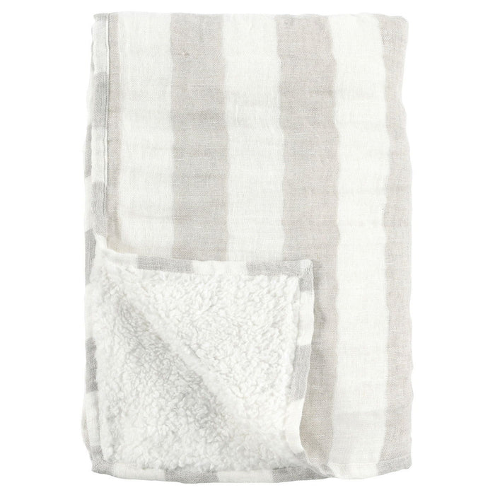 Throws - TC Atwater Throw - Ivory / Gray