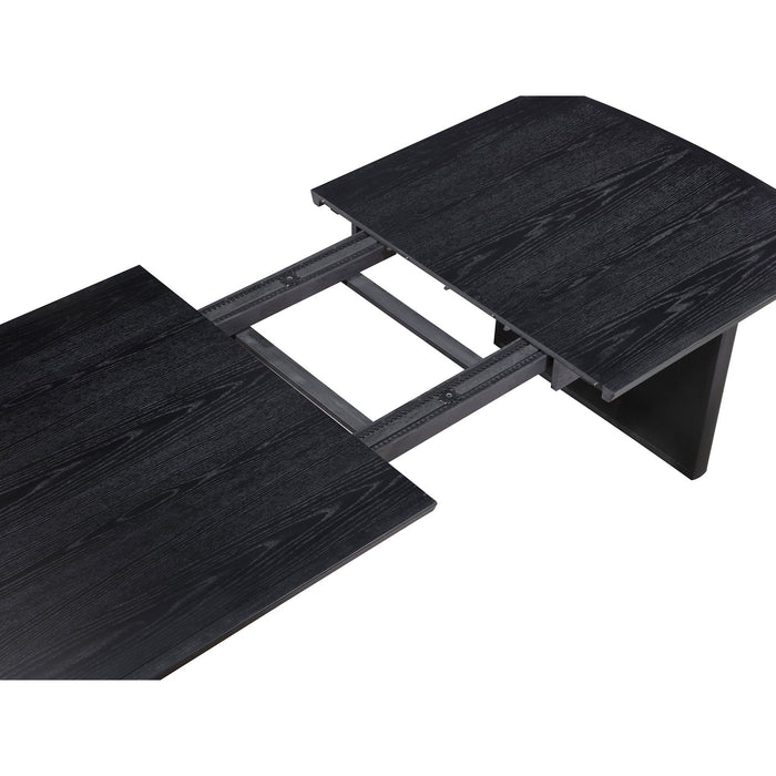 Mason - Removable Extension Leaf Dining Table - Black