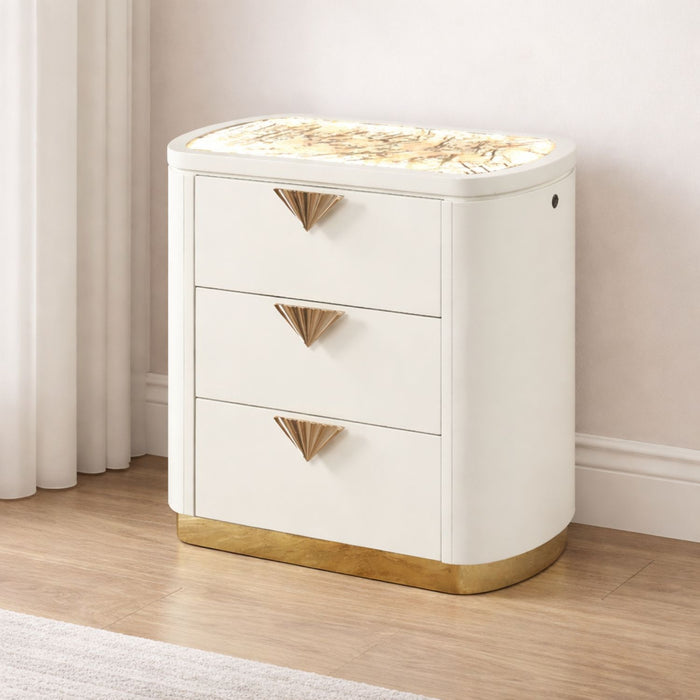La Pierre - Nightstand - Beige