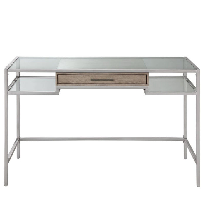 Adela - Writing Desk - Antique Silver