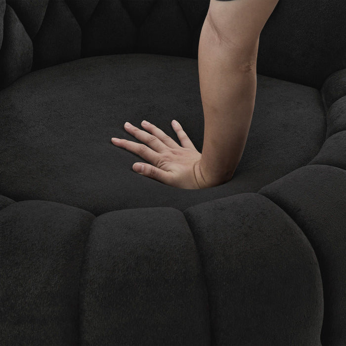 Round Swivel Accent Chair With Rotation