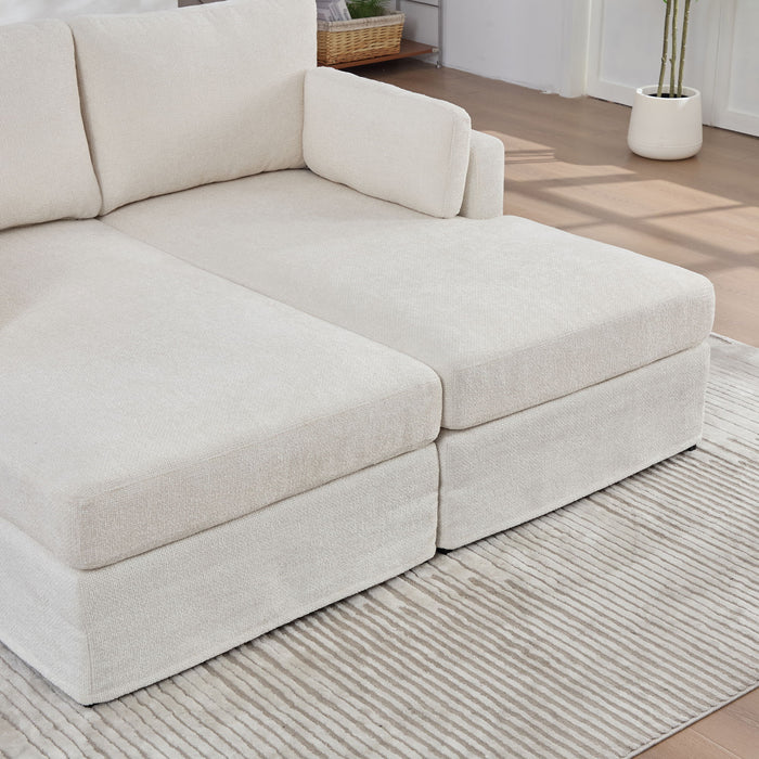 Modern Aesthetic Wide Sofa Bed