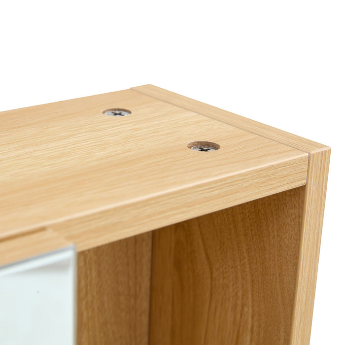 Wall Mounted Bathroom Storage Medicine Cabinet Cabinet With Mirror Door