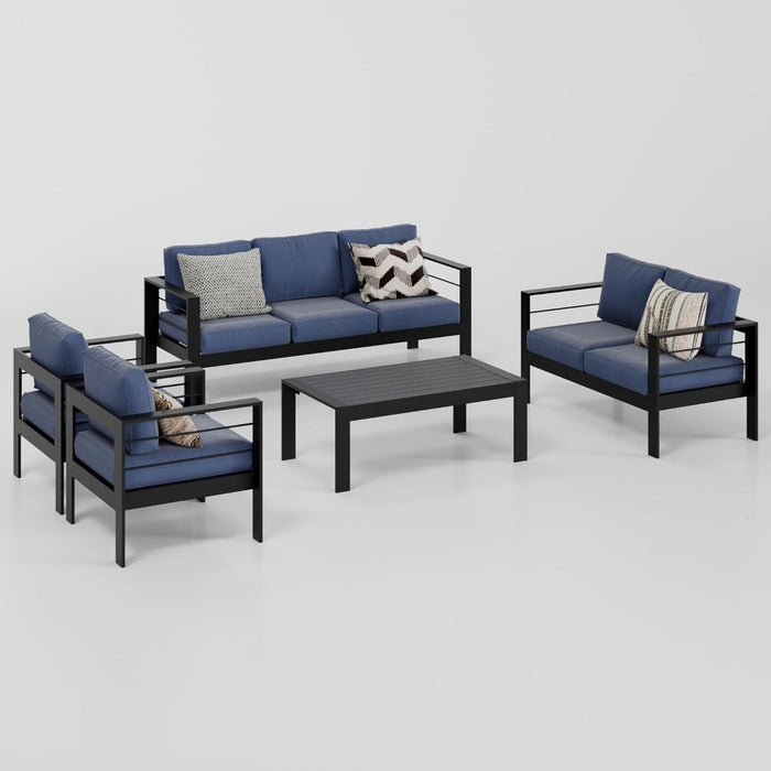 Outdoor Patio Set, All-Weather, Thick Cushions