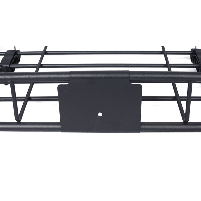 Motoring Rooftop Cargo Carrier Basket Steel, Universal Fit Roof Rack