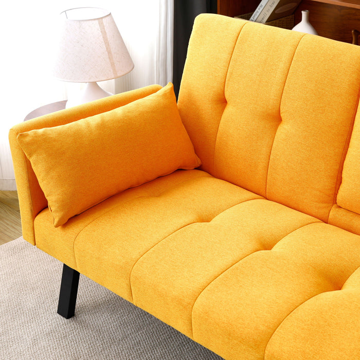 Sofa Bed With Foldable Design And Cup Holder