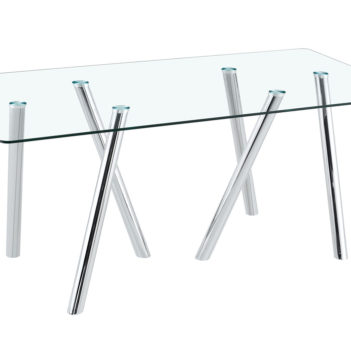 Dining Table With Transparent Surface