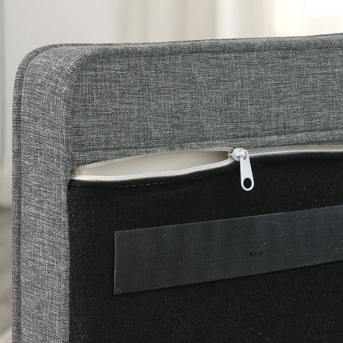 Modern Elegant Rectangle Pet Bed, Durable Elevated Dog Sofa