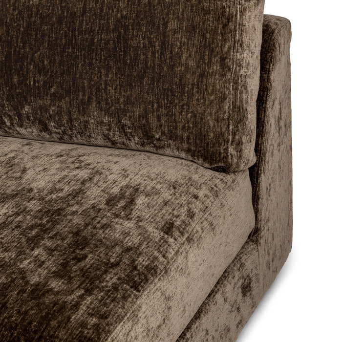 Ludwig - Armless Chair - Mossed Brown