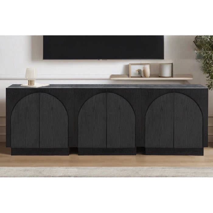 Modern Sideboard Buffet With Arched Cabinet Doors