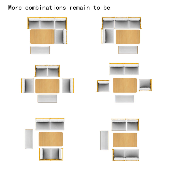 Farmhouse Solid Wood Dining Nook Set For 6, Space Saving High Top Corner Table With Bench & Chairs - Natural / White