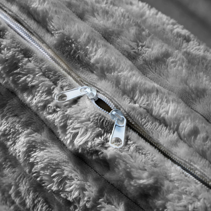 Plush Corduroy 4 Seat Sofa, Modern Comfy Upholstered Sofa Cloud Couch, Deep Seat Couches With Soft Pillows