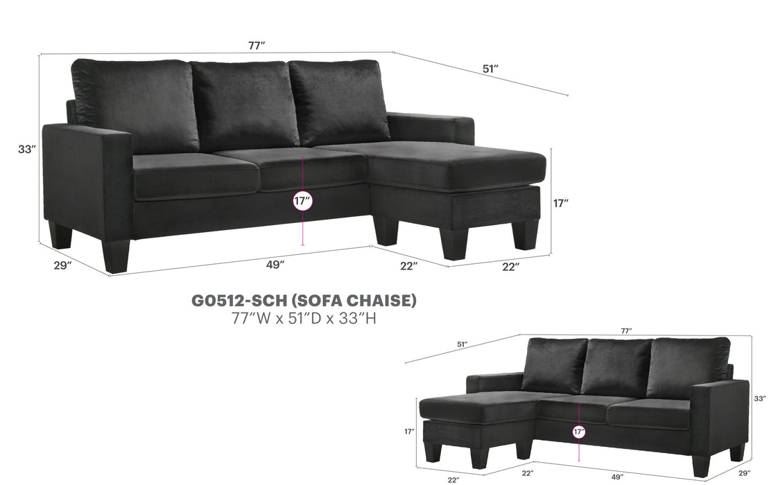 Jessica - Sofa Chaise