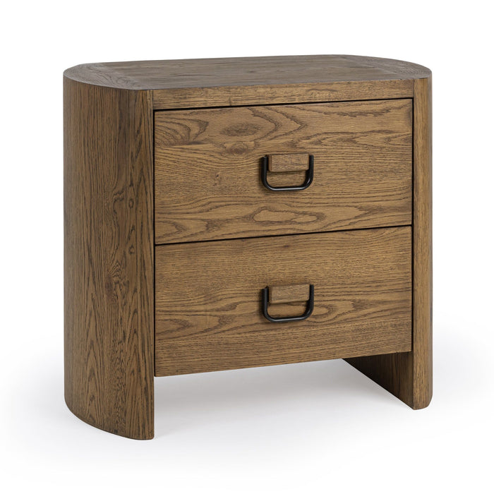 Kyrie - 2 Drawer Nightstand - Tawny Brown