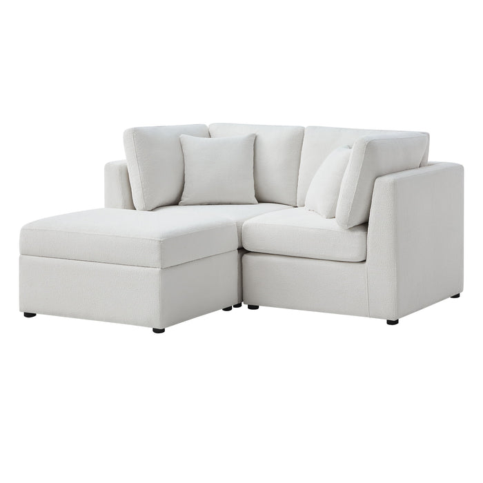 Chauncy - Sectional With Storage Ottoman