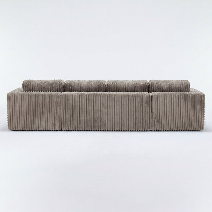 U-Shape Modular Sectional Sofa For Living Room