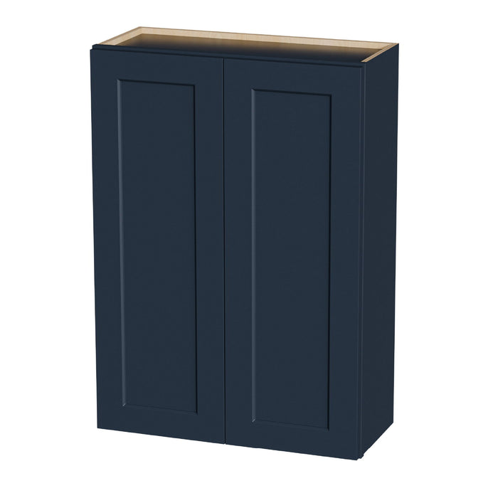 Shaker Wall Cabinet With Soft Close Hinges, Adjustable Shelves, Double Door