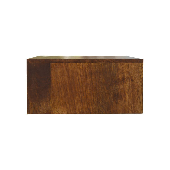 Floating Bedside Table - Chestnut