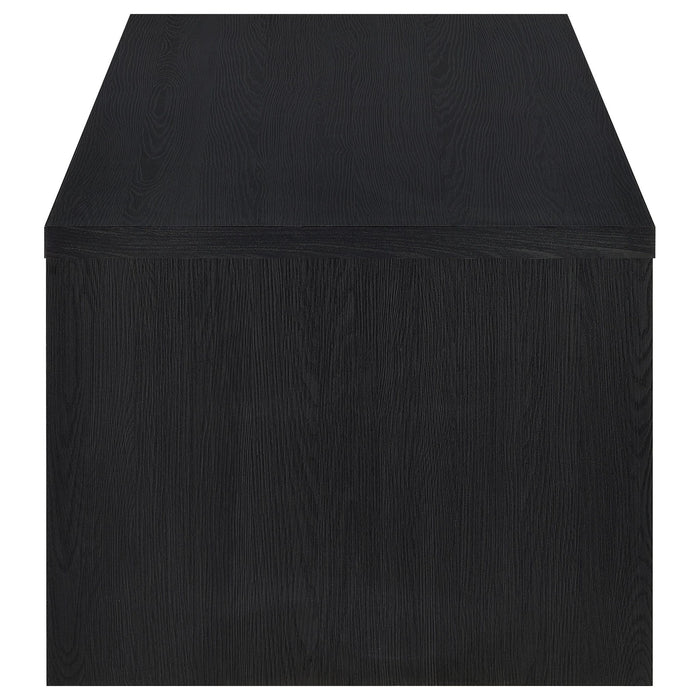 Canyon - Lift Top Table With Dual Drawers Storage Solution - Black