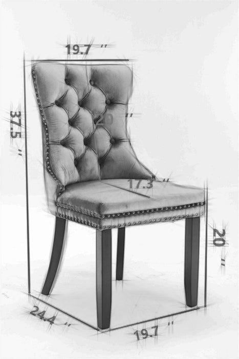 Nikki - High-End Tufted Dining Chair (Set of 2)