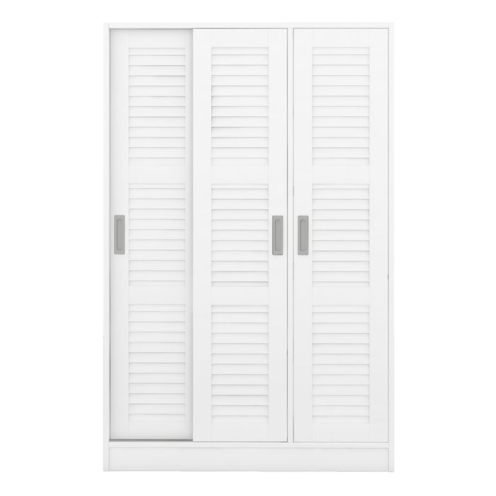 3 Door Shutter Wardrobe & Shelves