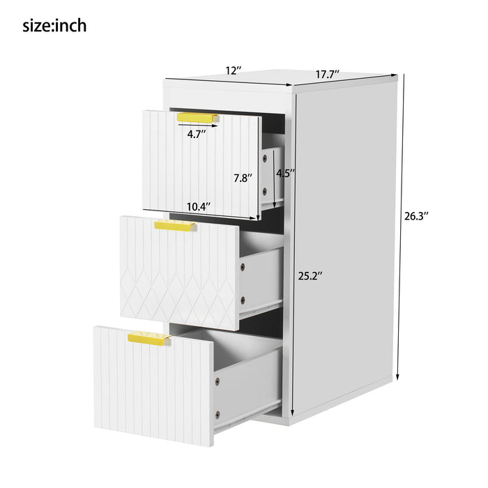 Wall Mounted Floating Cabinet With Side Cabinet Combo, Rectangular Ceramic Sink Vanity