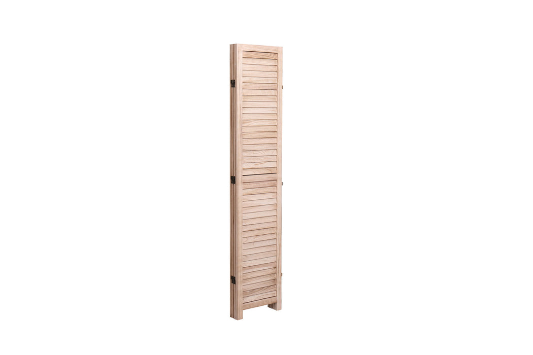 Panel Wooden Folding Room Divider