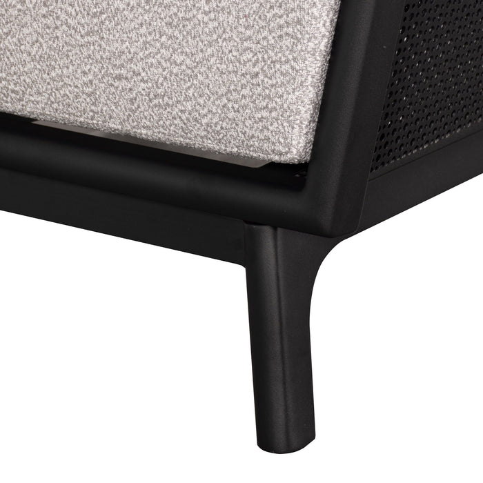 Sofa Set With Armrests - Black / Black Multi