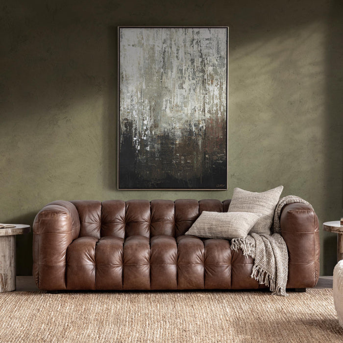 Halston - Sofa - Chestnut Elite