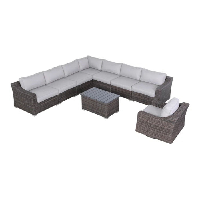 Stylish Sofa Seating Group With Cushions Perfect For Outdoor Gatherings