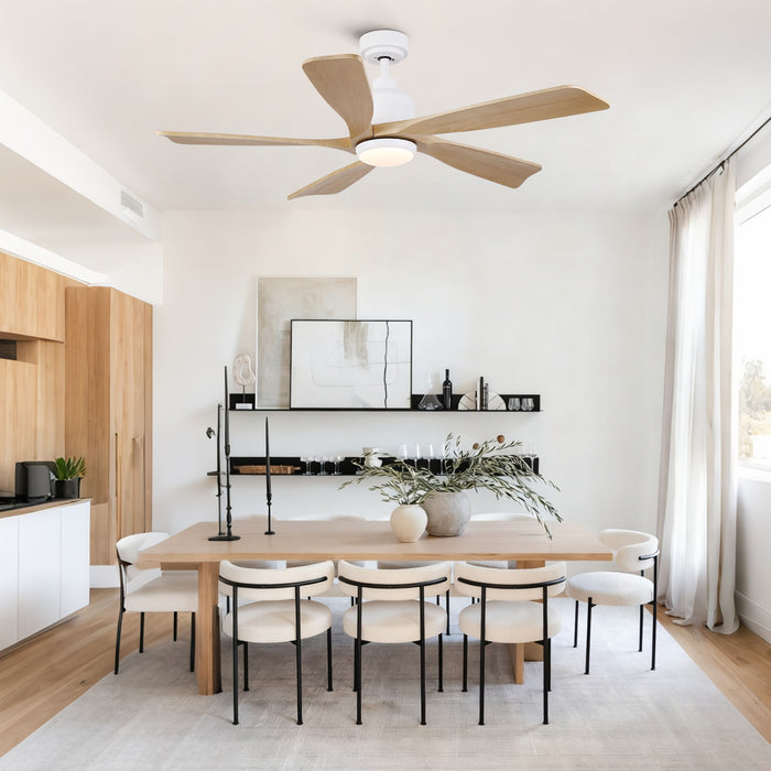 American Farmhouse Ceiling Fan With Light Quiet DC Motor