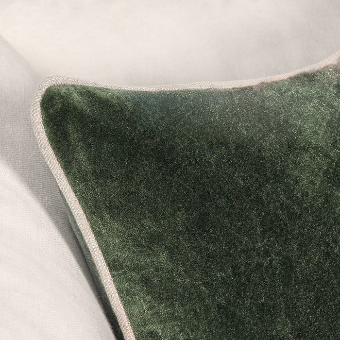 Heirloom Velvet - SLD Pillow - Forest Green
