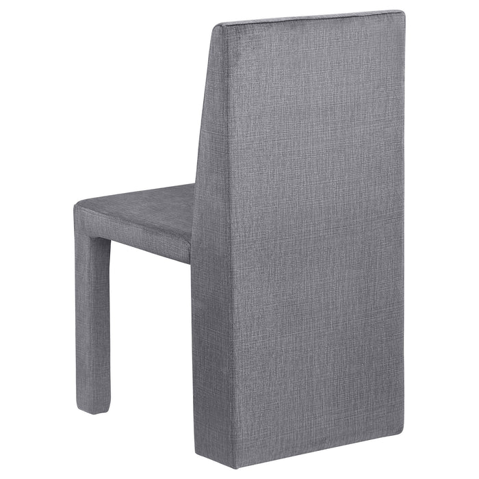 Santa Cruz - Upholstered Dining Side Chair (Set of 2) - Gray