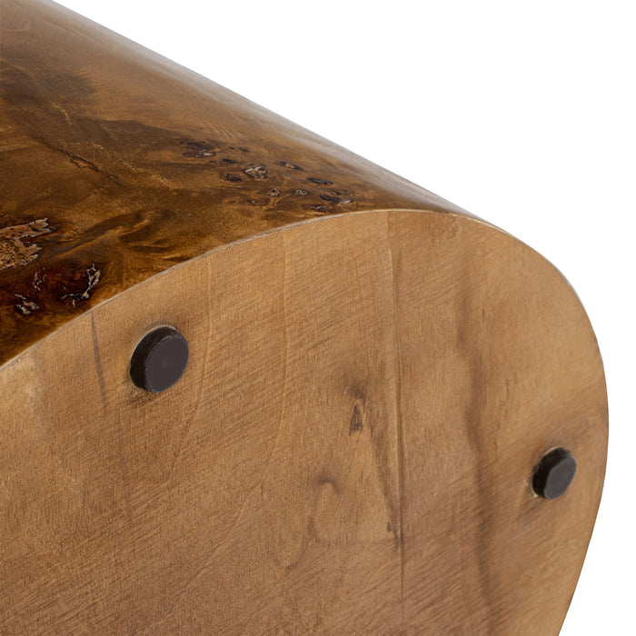 Nebula - Accent Oval Pillar Side Table