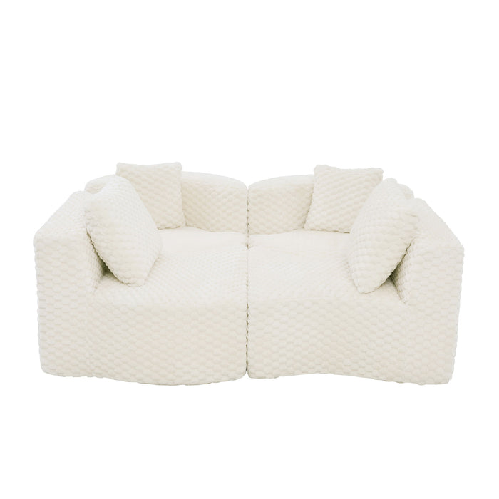 Modular Sectional Sofa With Free Combination Design