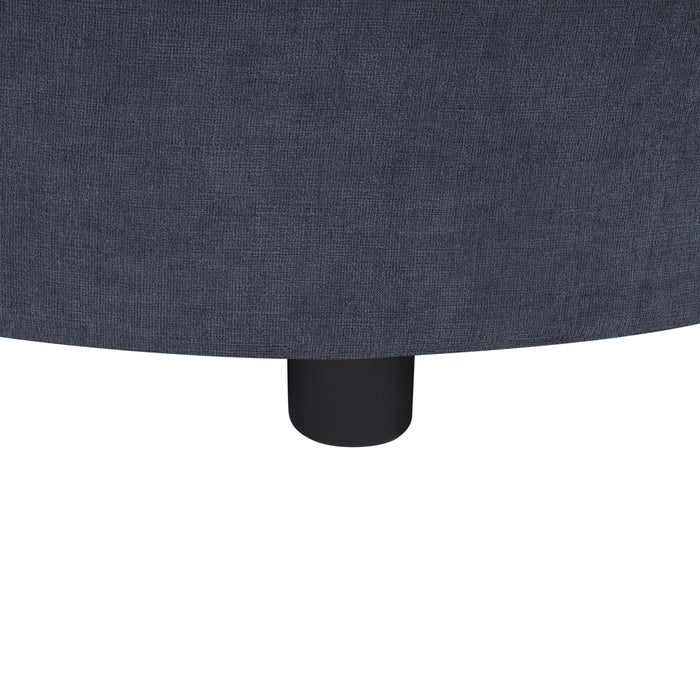 Modern L-Shaped Sectional Sofa With Curved Chaise, USB Ports, And Side Storage Pockets