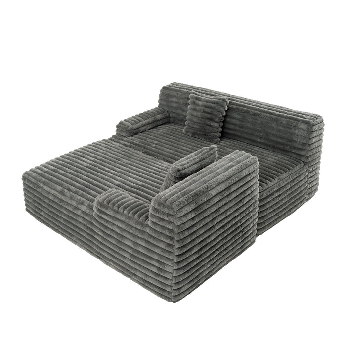 Cloud Sectional Sofa Upholstered Couch Free Combined Sofa