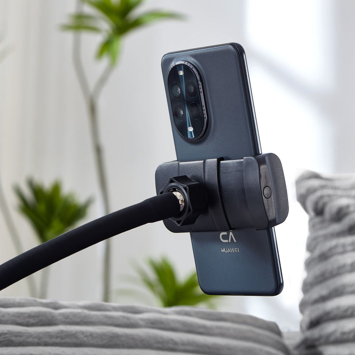 Swivel Accent Barrel Chair With Adjustable Phone Holder, 5 Pillows For Living Room