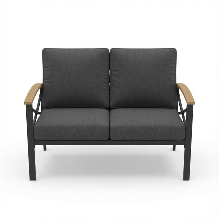 Outdoor Loveseat With Washable Cushions