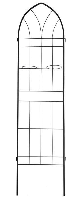 Metal Garden Trellis Rustproof Trellis For Climbing Plant, Outdoor Flower Support