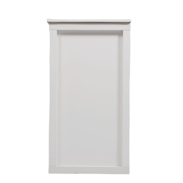 Freestanding Bathroom Vanity With Ceramic Sink, 2 Full Extension Drawers